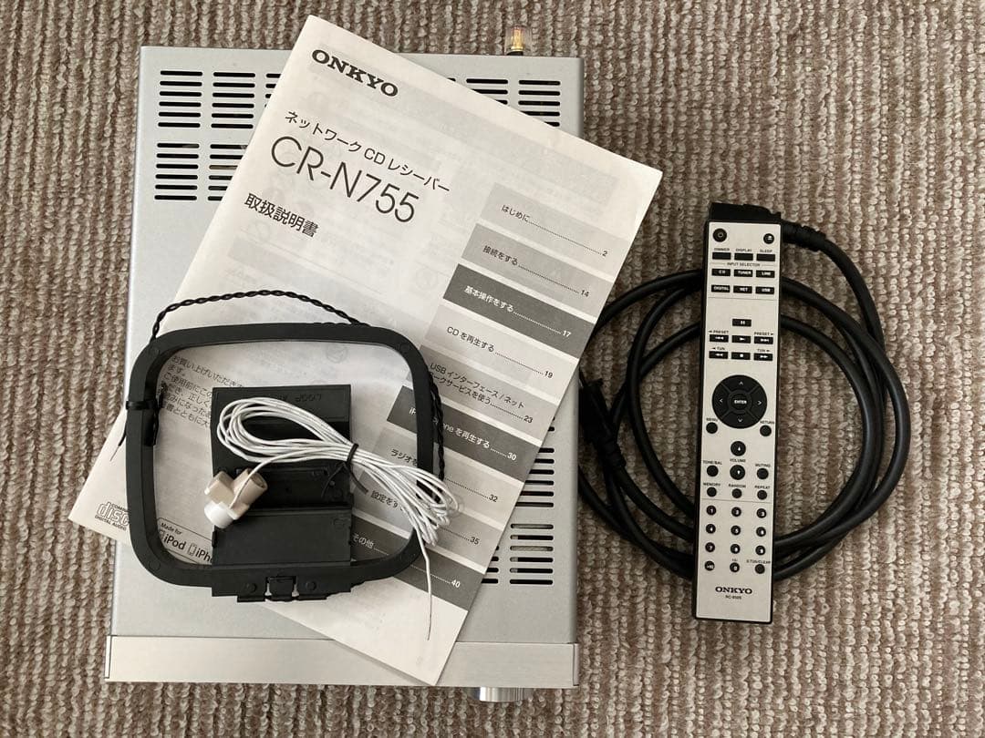 ONKYO ネットワークCDレシーバー CR-N755　動作品