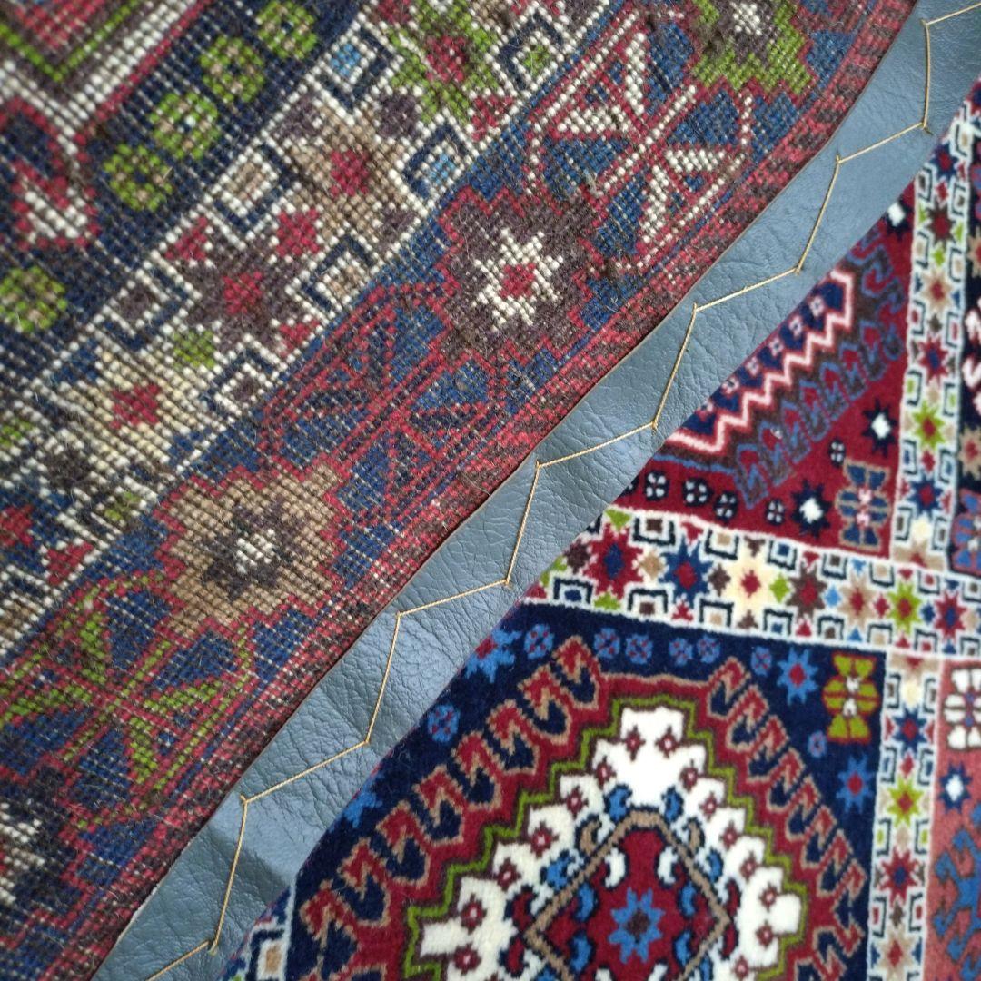 新品■ペルシア絨毯　ヤラメ　ウール100% 128x82cm