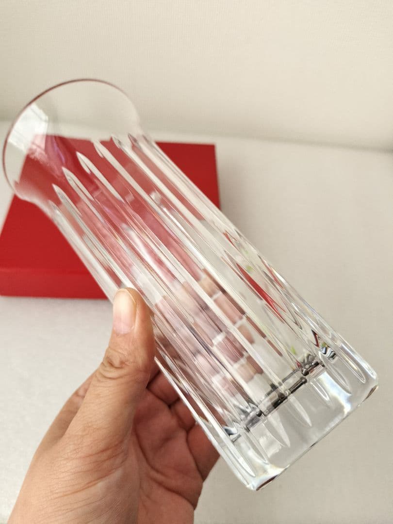 美品Baccaratバカラ花瓶フローラ ベース 花器