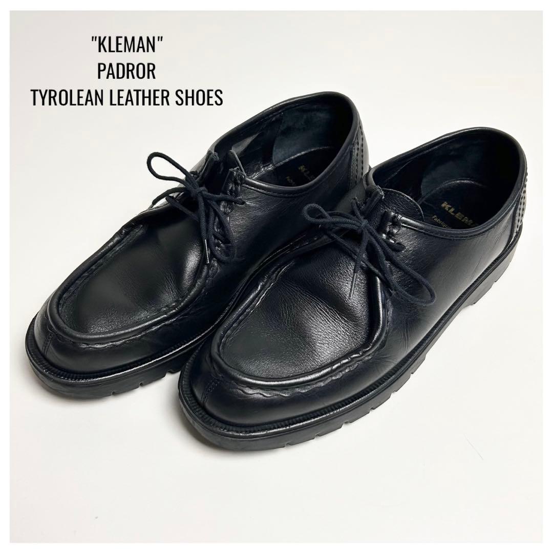 【美品】KLEMAN(クレマン)PADOROR/チロリアンレザーシューズ/27