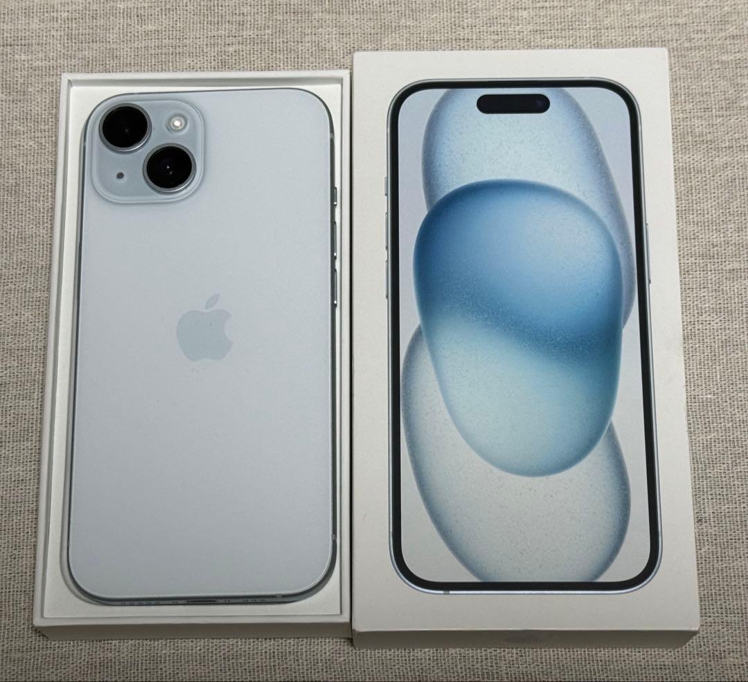 Apple iPhone 15 ブルー128GB