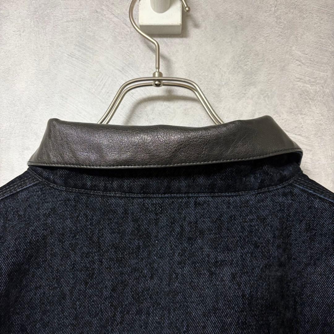 ASTRONOMY OPENING ACT レザー デニム ボア ジャケット L