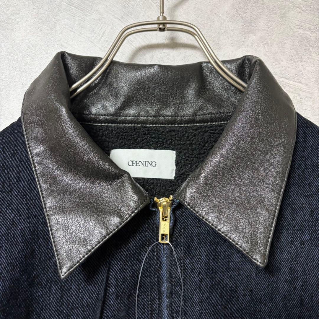 ASTRONOMY OPENING ACT レザー デニム ボア ジャケット L