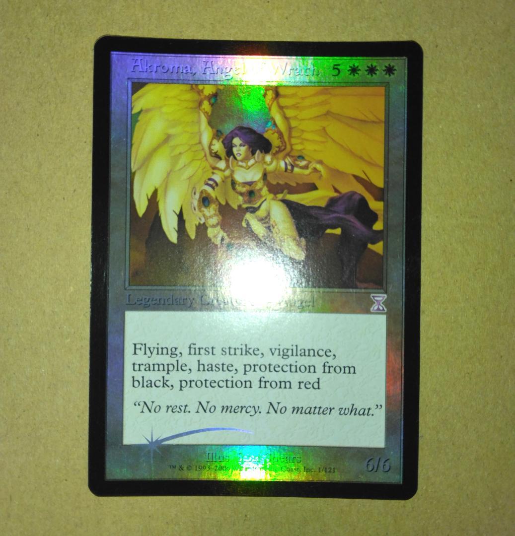 Foil 怒りの天使アクローマ Akroma, Angel of Wrath
