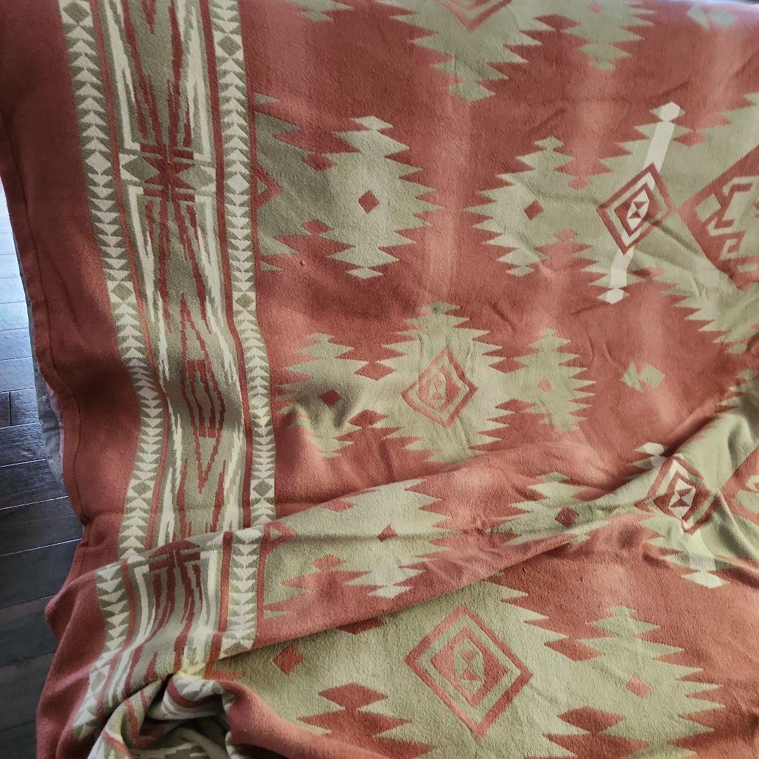 RALPHLAUREN  NATIVE大判コットンブランケット