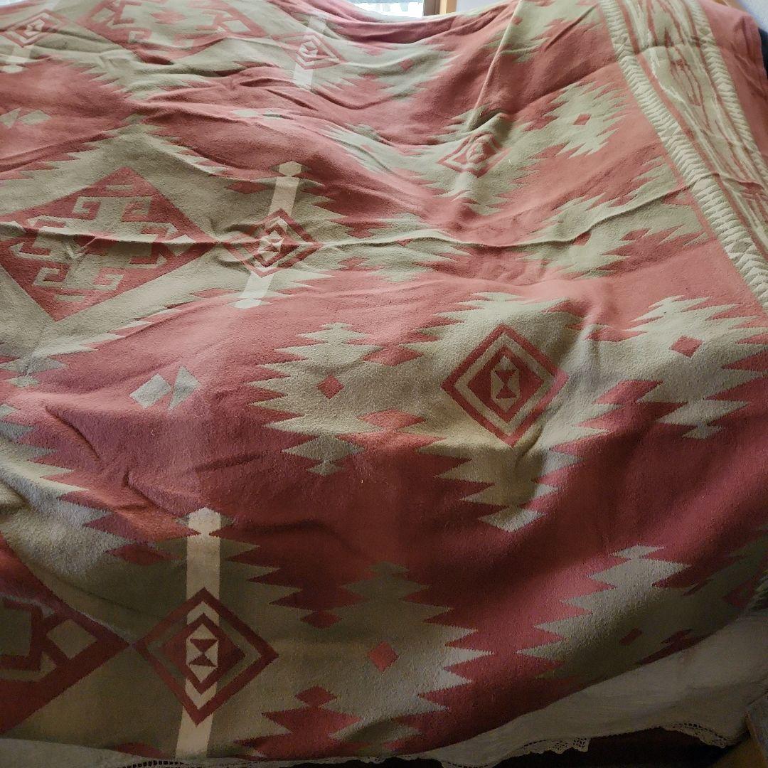 RALPHLAUREN  NATIVE大判コットンブランケット