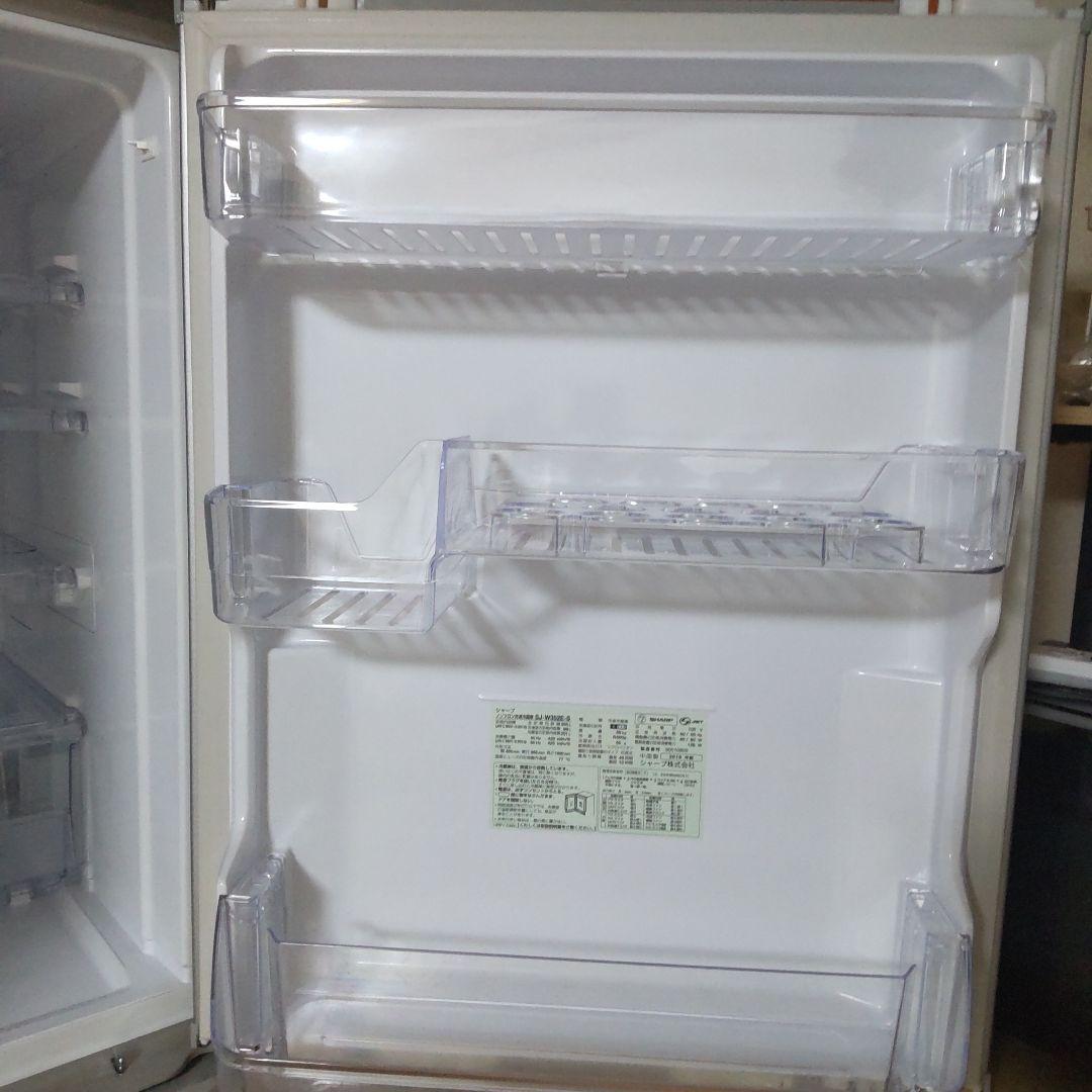 SHARP SJ-W352E-S（冷蔵庫下に敷くマット付き）