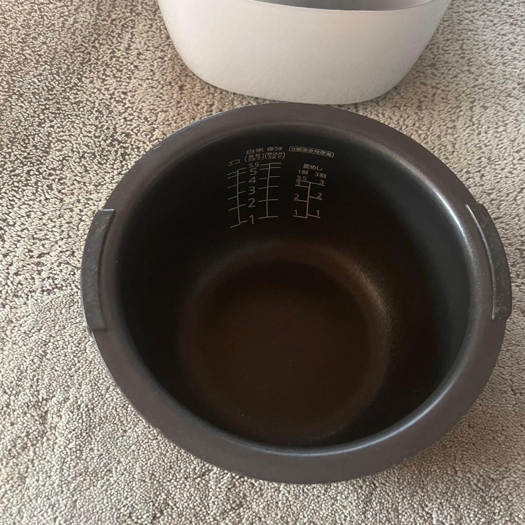 タイガー TIGER 圧力IH炊飯器 JPC-A101 5.5合 ホワイトグレー