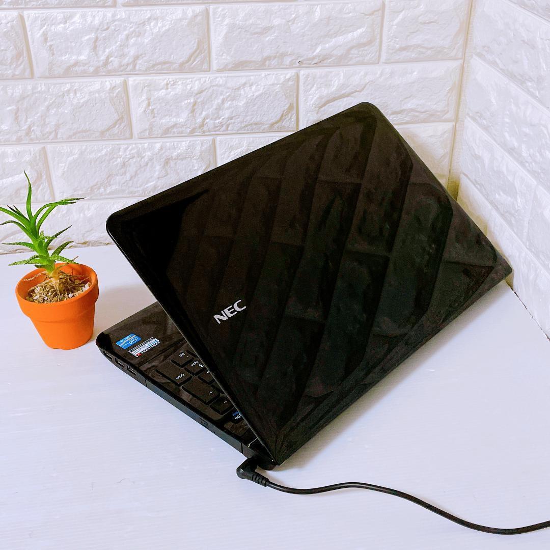 Windows11 NEC ノートパソコン SSD ノートPC ブラック