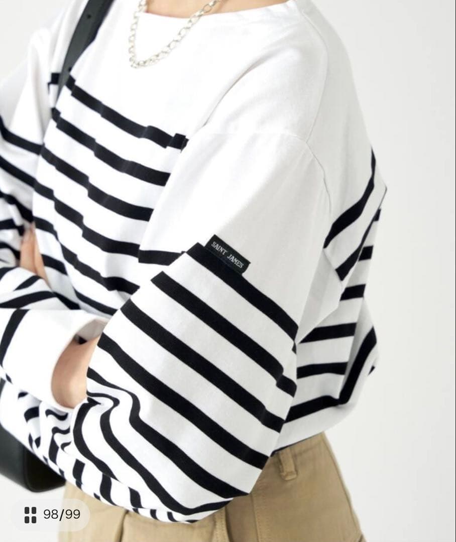 セントジェームス ナヴァル ボーダー カットソー T5 SAINTJAMES