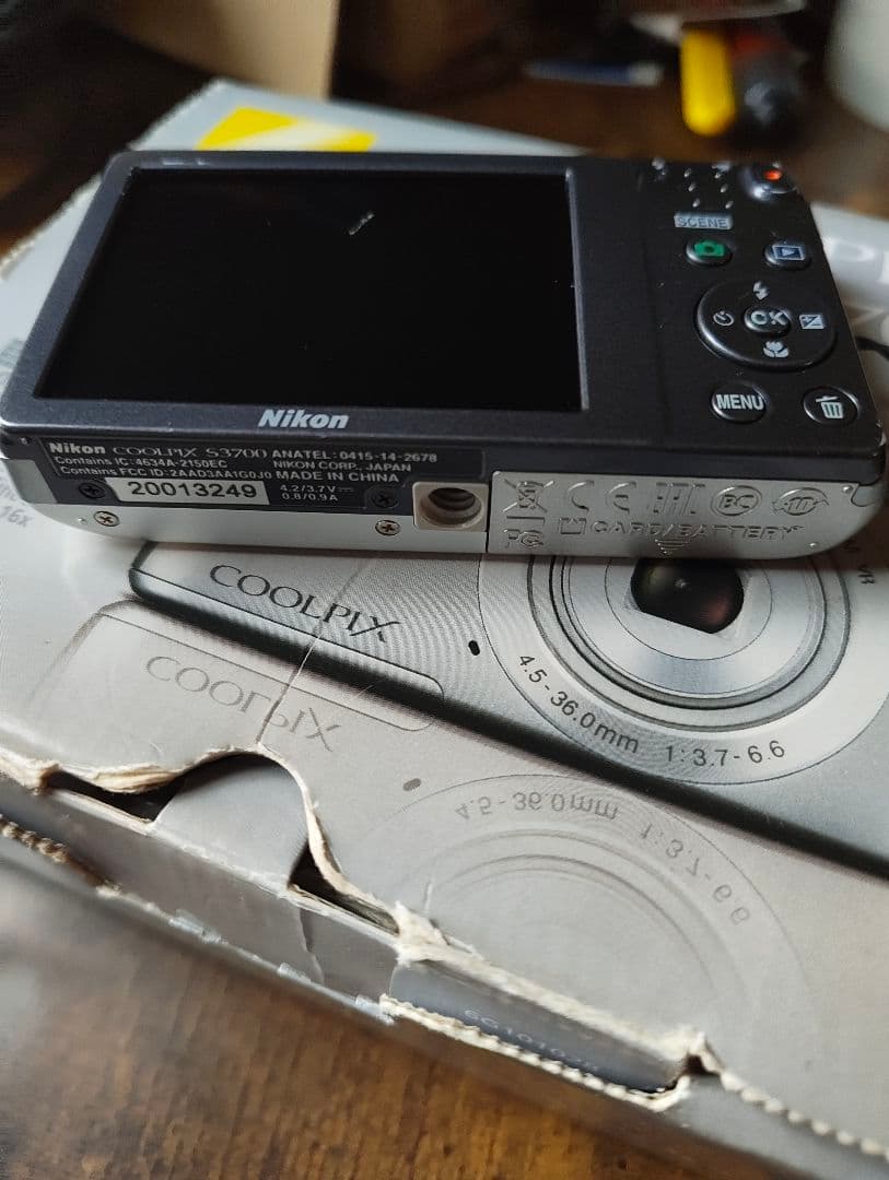 NIKON COOLPIX S3700 バッテリー チャージャー 元箱付き