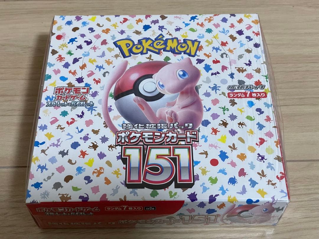 ポケモンカード　151 1BOX シュリンク付き
