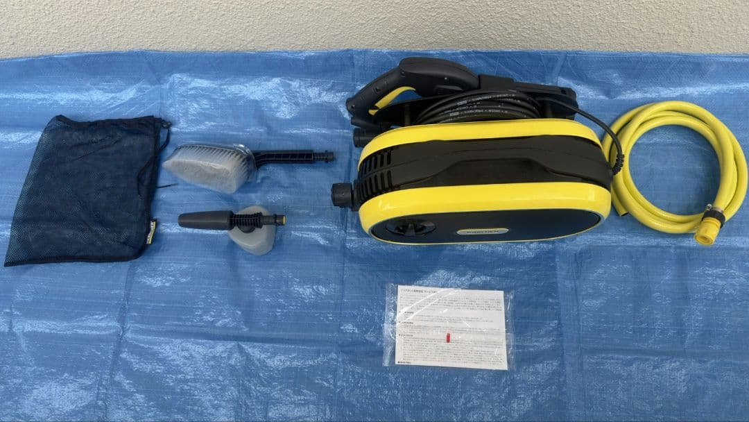 値下げしました!新品未使用 KARCHER 家庭用高圧洗浄機JＴK　洗剤2本付き