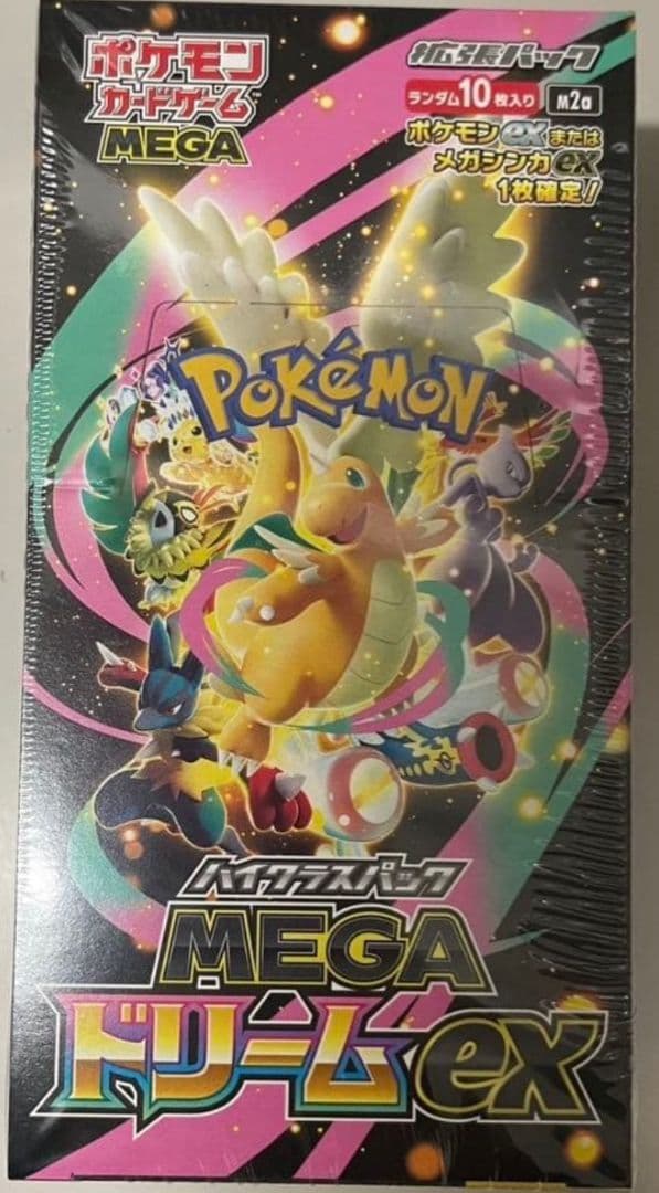 ポケモンカードゲーム MEGAドリームex 1box