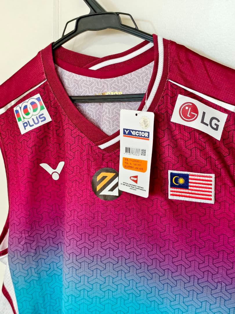 VICTOR公式限定LZJ選手モデル マレーシア代表 選手支給ウェアYONEX