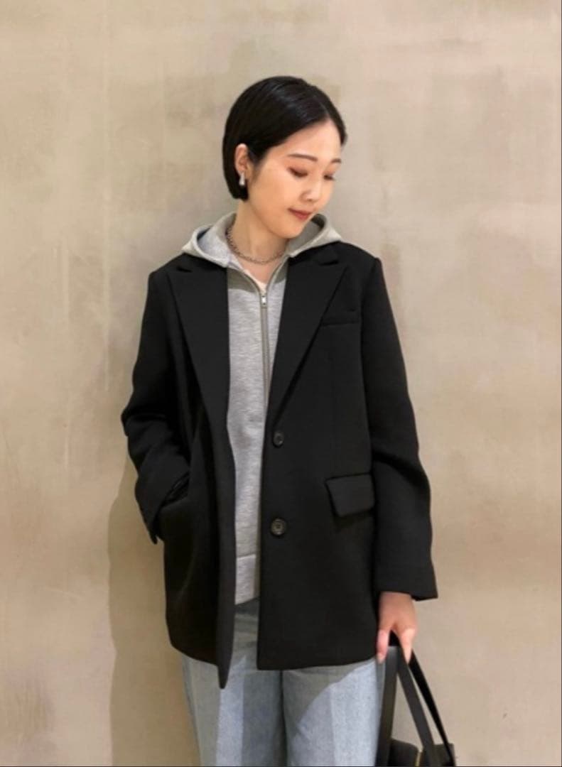 Mila Owen　フードドッキングシングルブレストジャケット