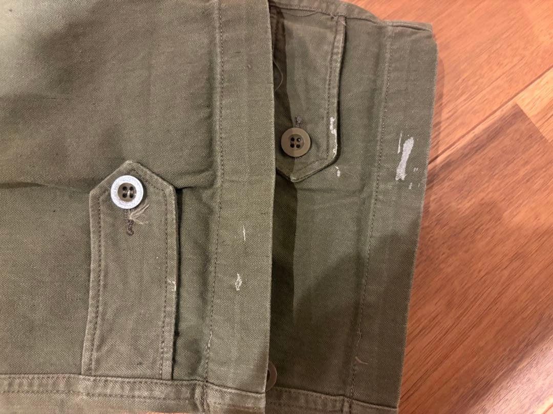 値下げしました！M47 後期 11サイズ カーゴパンツ ヘリンボーン カーキ