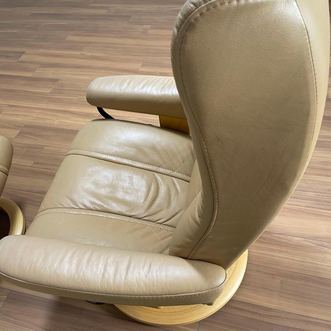 一人用ソファ•オッドマンセット　ソファのみ　EKORNES【交渉可】