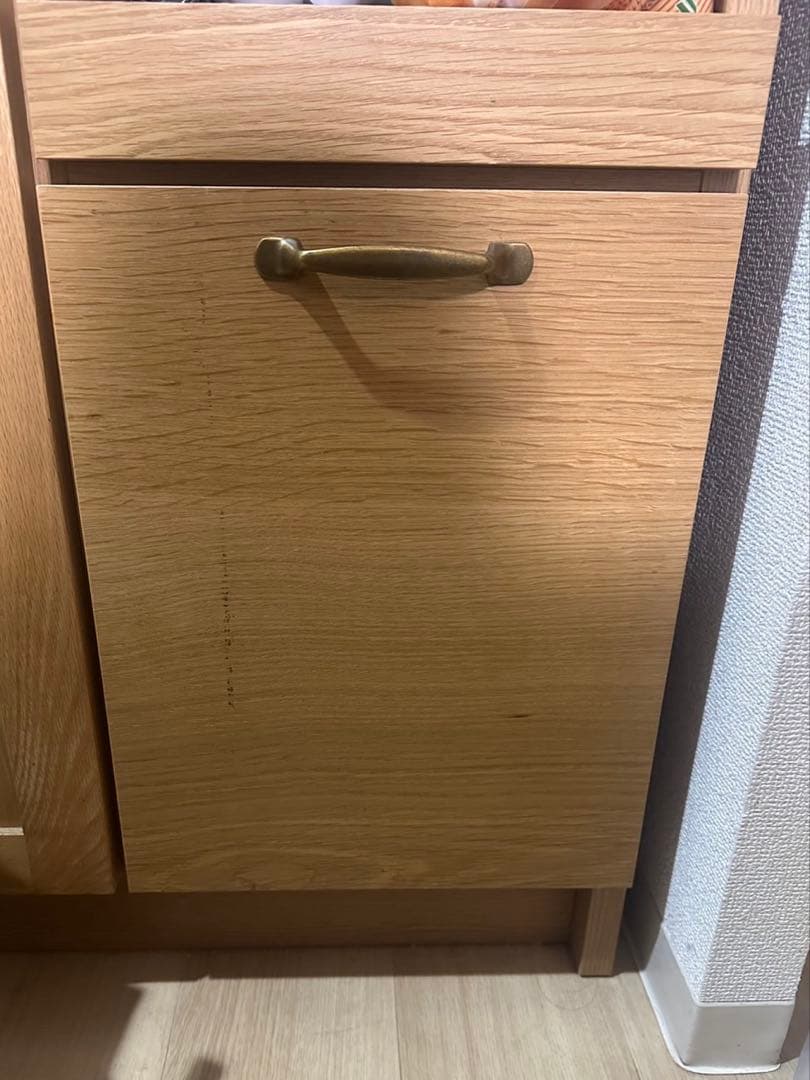 【美品】【送料込】アンティーク風クロスガラス カップボード 幅100cm食器棚