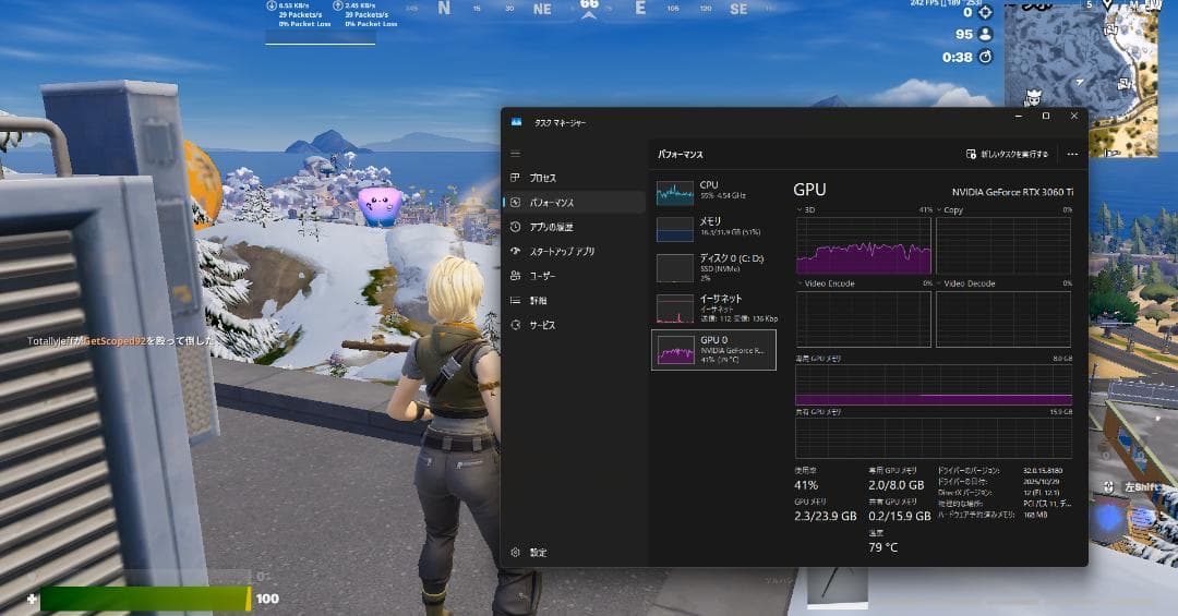 ASUS Dual RTX 3060 Ti OC 8GB GDDR6X 【中古】