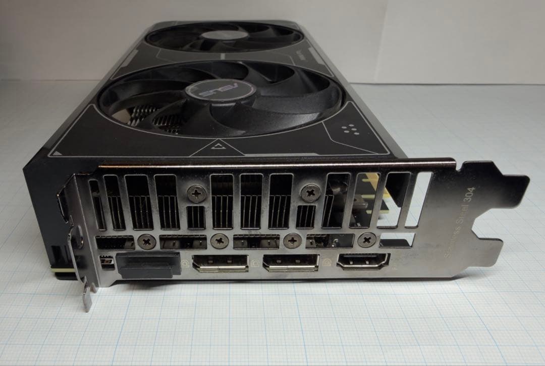 ASUS Dual RTX 3060 Ti OC 8GB GDDR6X 【中古】