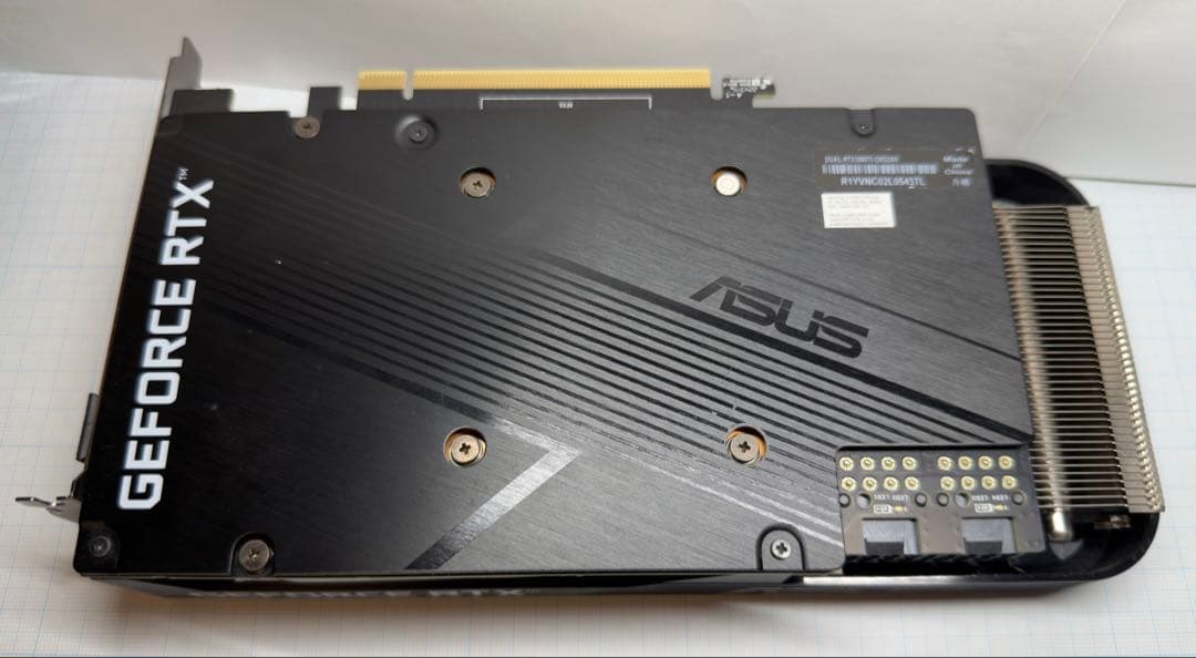 ASUS Dual RTX 3060 Ti OC 8GB GDDR6X 【中古】