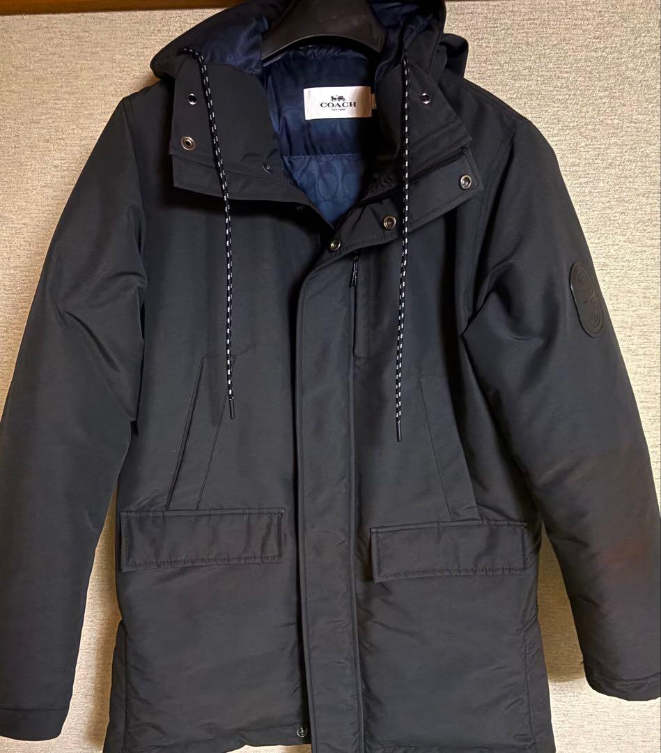 【良品】　COACH コーチ　フード付きダウンジャケット