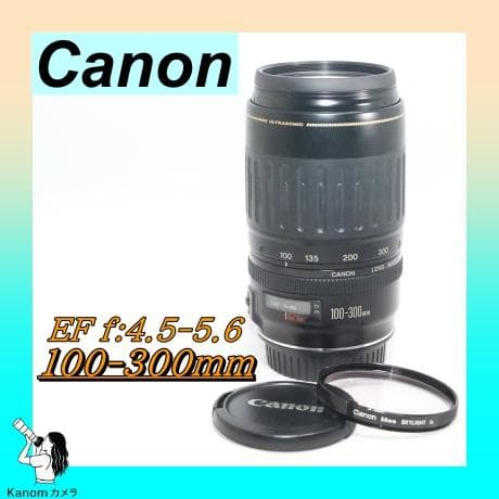 超望遠レンズ⭐Canon EF 100-300mm 運動会・スポーツ観戦・野鳥