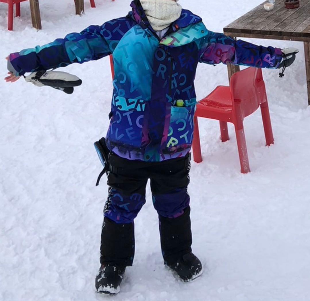 (専用)VECTOR マルチカラー スノーボードウェア 上下セット　XS