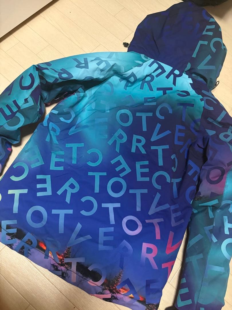 (専用)VECTOR マルチカラー スノーボードウェア 上下セット　XS