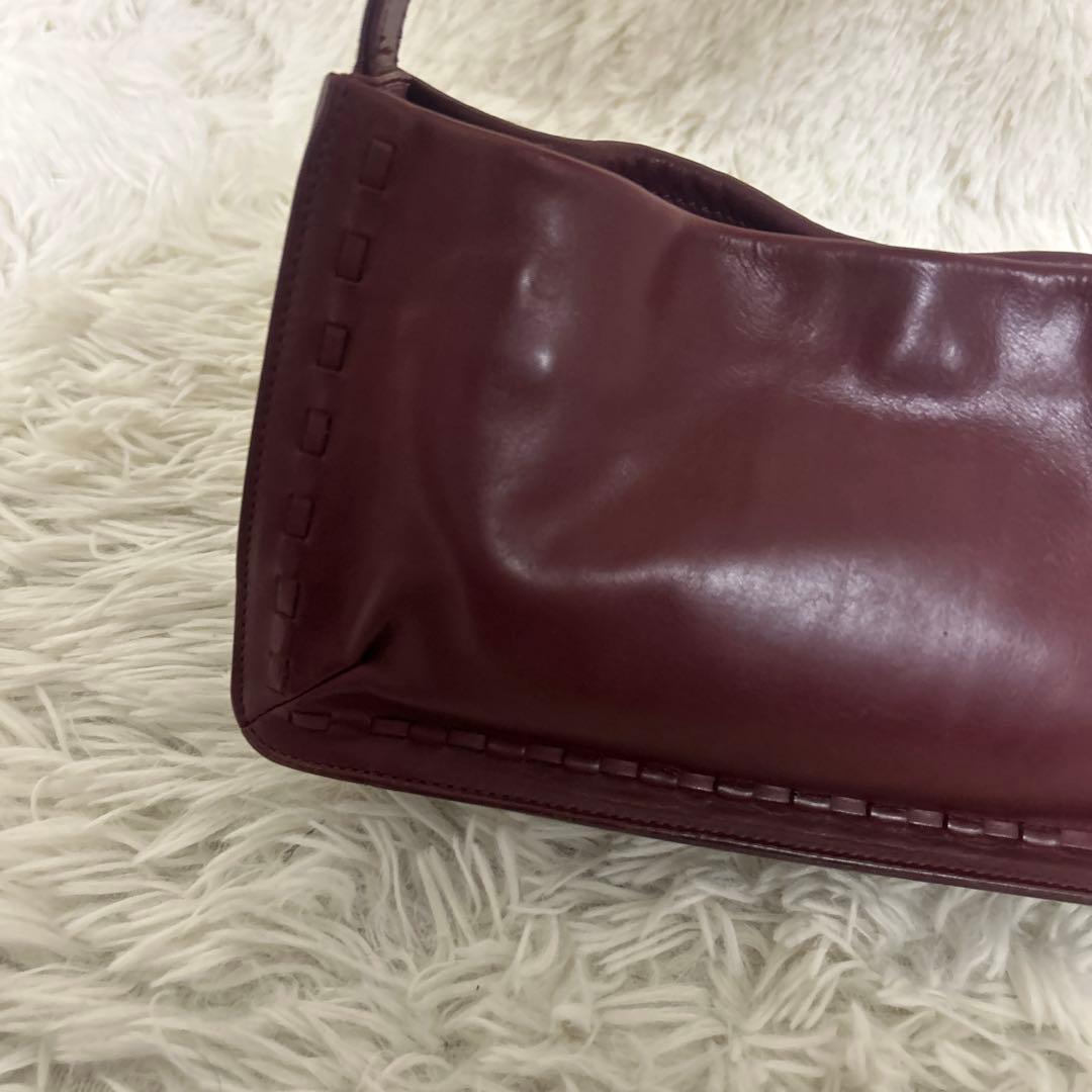 【極美品】オールドコーチ ハンドバッグ ワンショルダー ボルドー