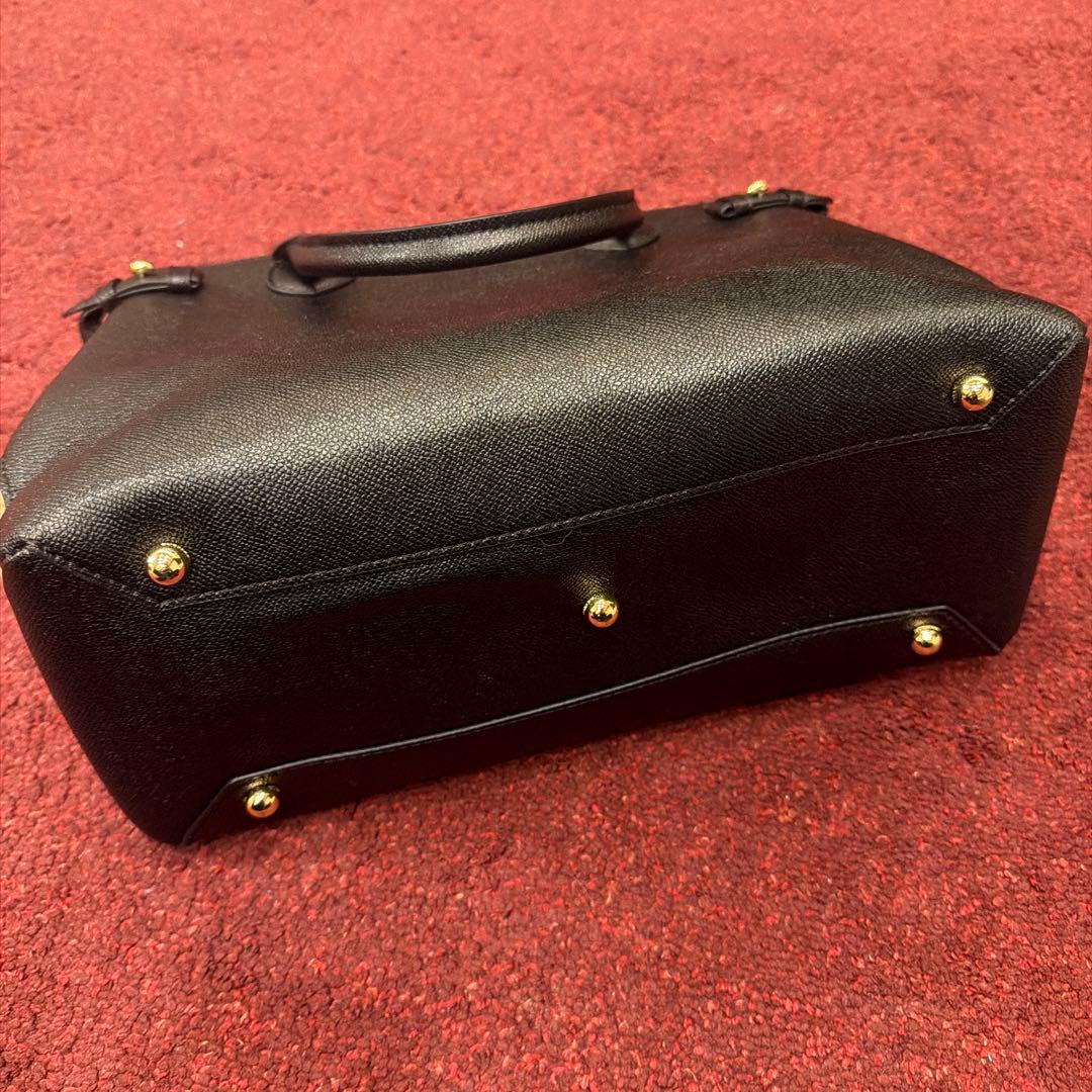 【最終値下げ】バーバリー レザー トートバッグ ブラック ノバチェック