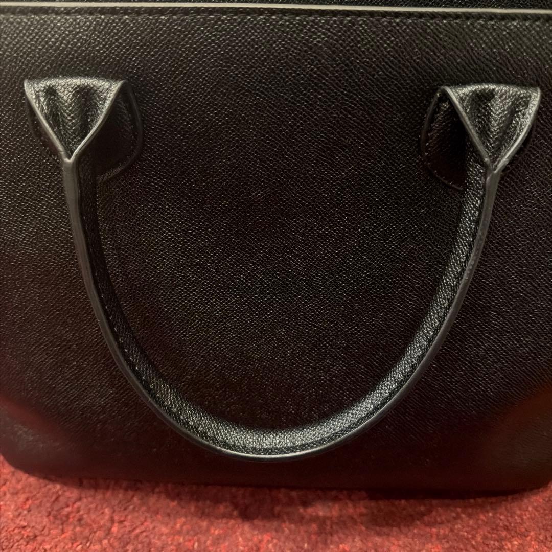 【最終値下げ】バーバリー レザー トートバッグ ブラック ノバチェック