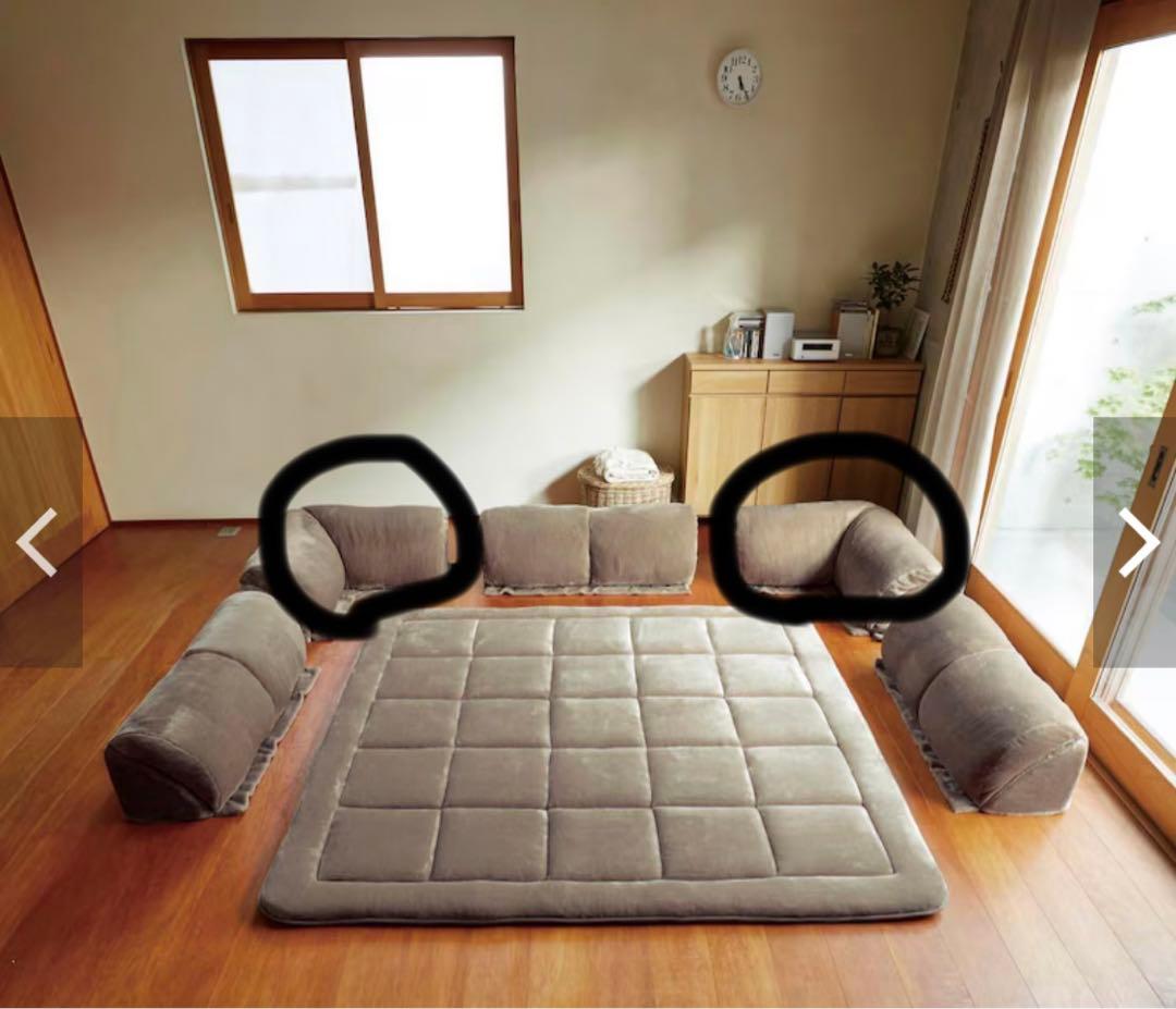 あったかなめらかなダブルコーナークッションセット　セット購入品