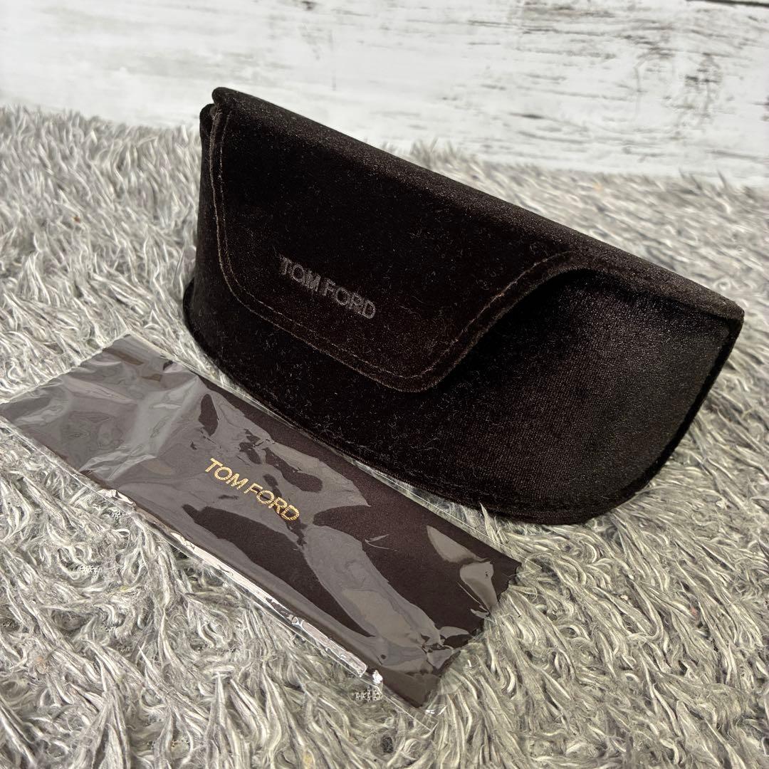 【美品】トムフォード TF475-D 01A サングラス ボストン型 ブラック
