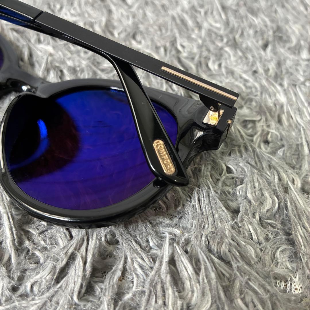 【美品】トムフォード TF475-D 01A サングラス ボストン型 ブラック