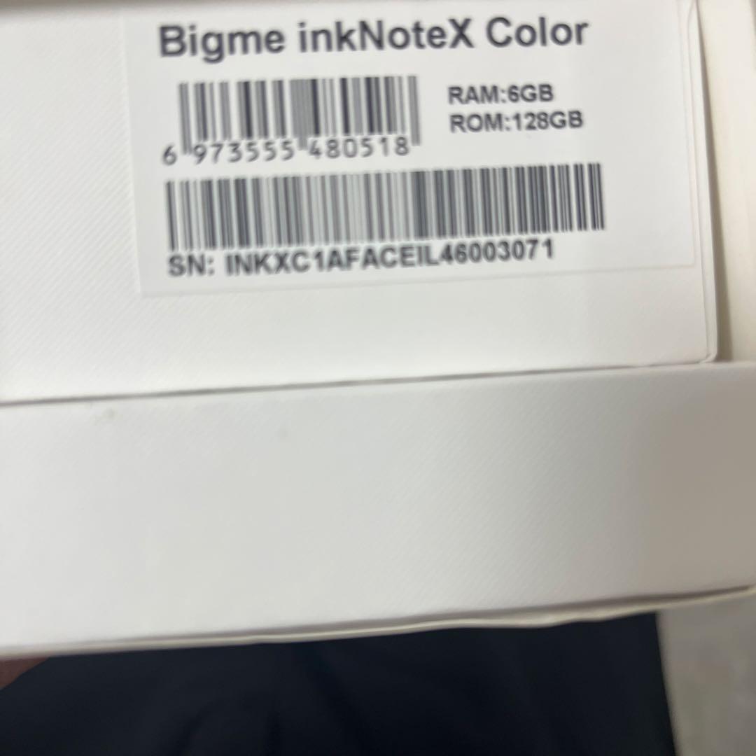 Bigme inkNoteX Color 10.3インチカバー付き