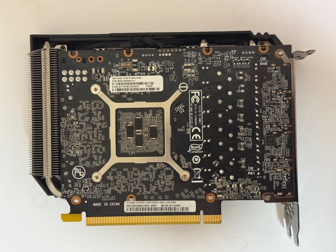 グラフィックボード・グラボ・ビデオカード Palit NVIDIA GeForce RTX 3060 12GB