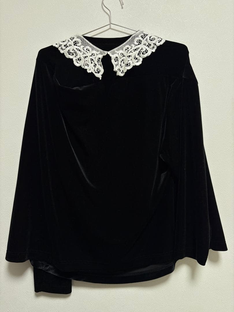 JUNYA WATANABE ブラック レース襟ブラウス