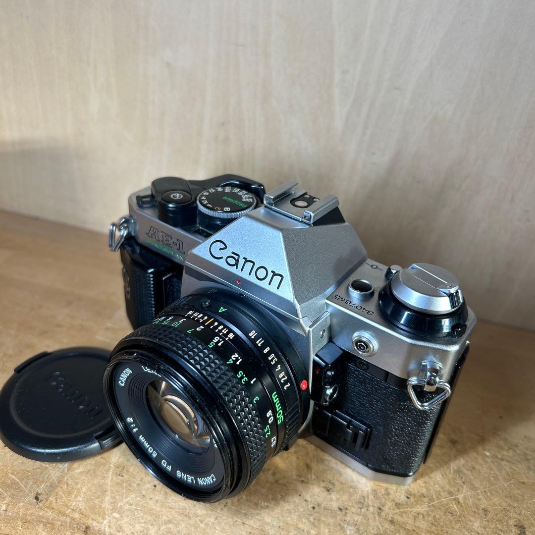 Canon AE-1 P+FD 50 f2.0 鳴きなし完動外観極美品