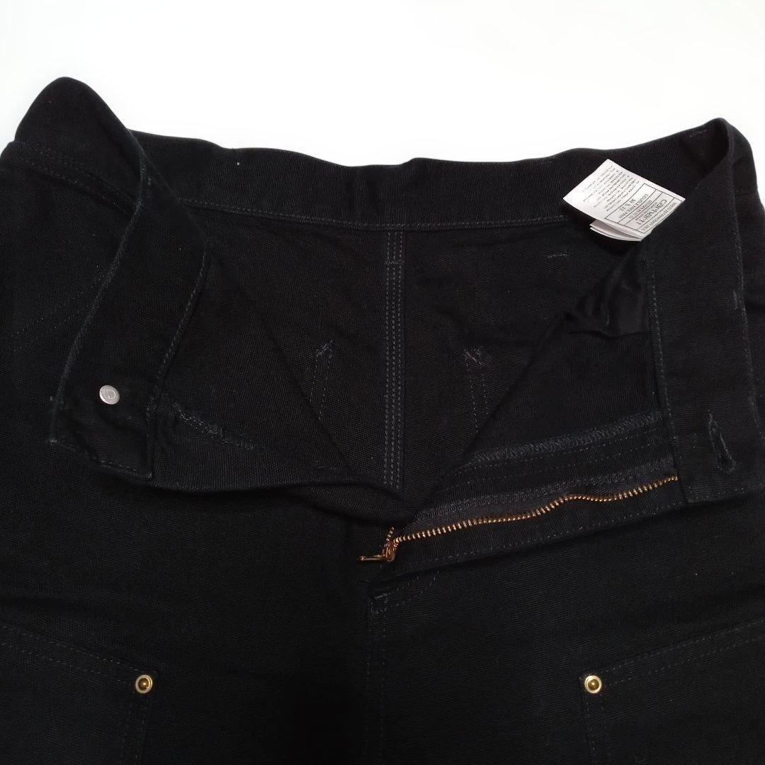 カーハートWIP ダブルニーパンツブラック