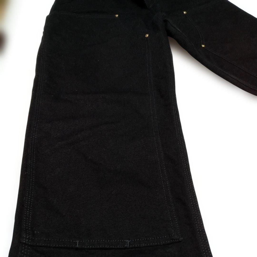 カーハートWIP ダブルニーパンツブラック