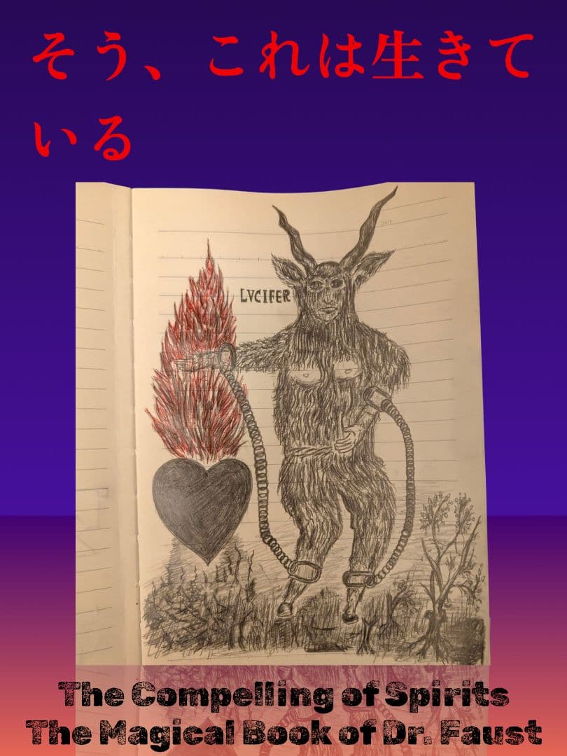 【ご予約品】ファウスト博士の精霊召喚魔術書 ✚魔術的力、霊的な力を引き寄せる護符