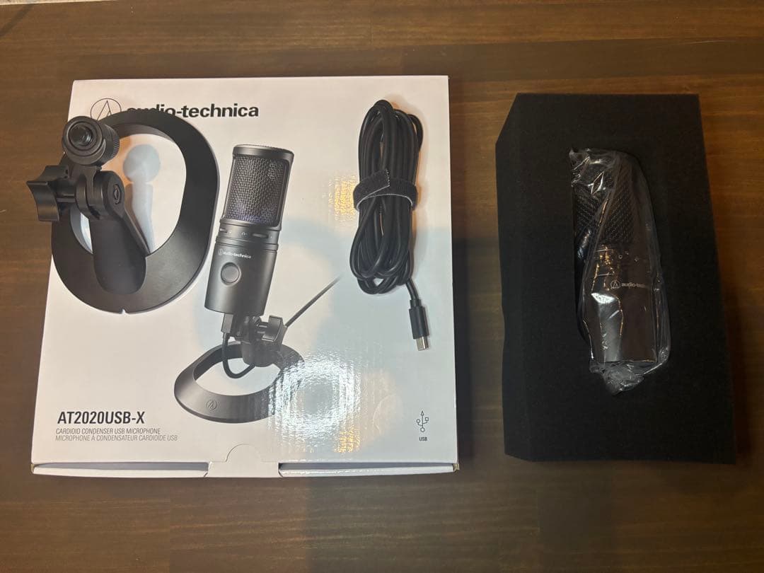 【未使用に近い】オーディオテクニカAT2020USB-X