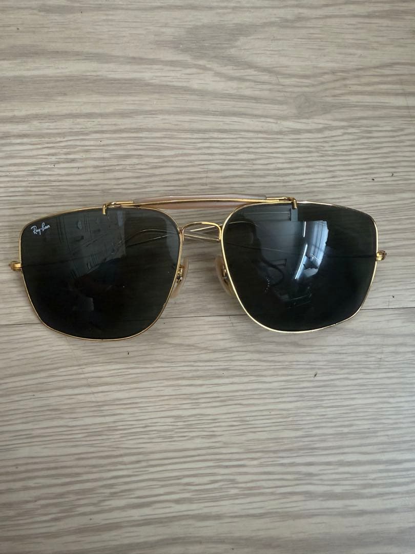 Ray-Ban スクエアサングラス ブラック