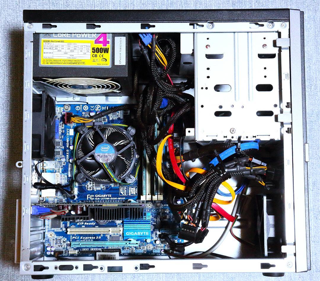 【ジャンク】自作PC Core-i7 3770搭載デスクトップ（664）
