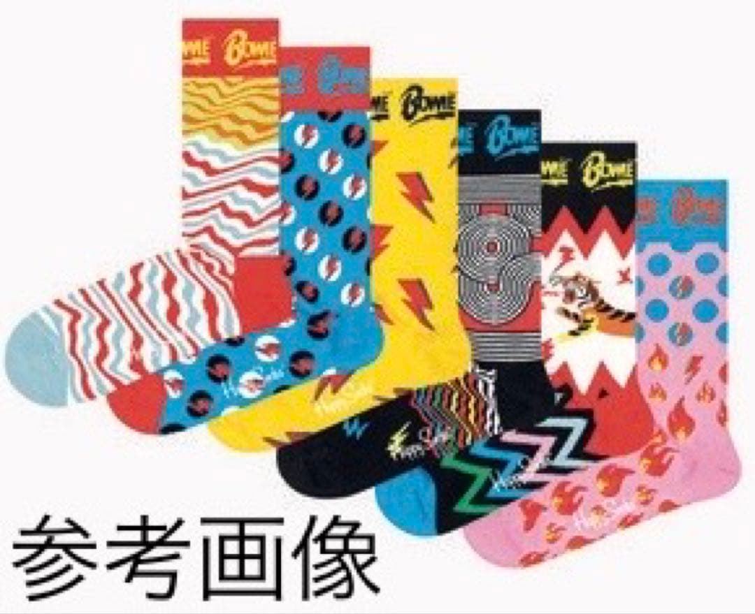 Happy Socks × David Bowie GIFT BOX 6足組