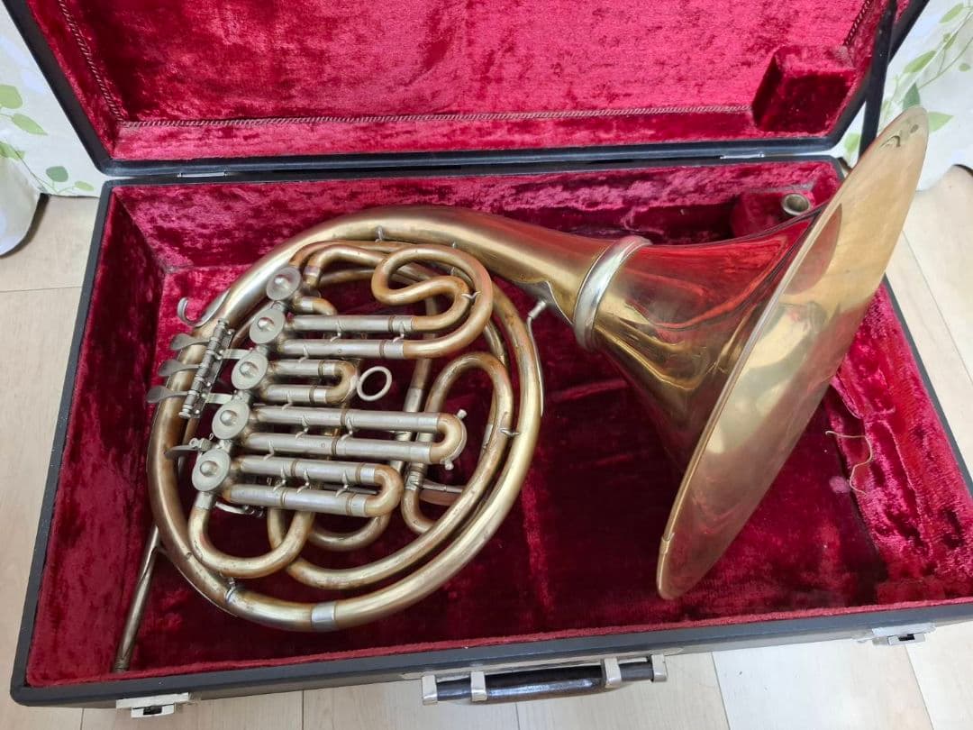 日暮要　ハンスホイヤー　B♭シングルホルン5ロータリー　Fナチュラル管付き