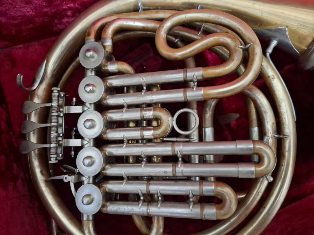 日暮要　ハンスホイヤー　B♭シングルホルン5ロータリー　Fナチュラル管付き