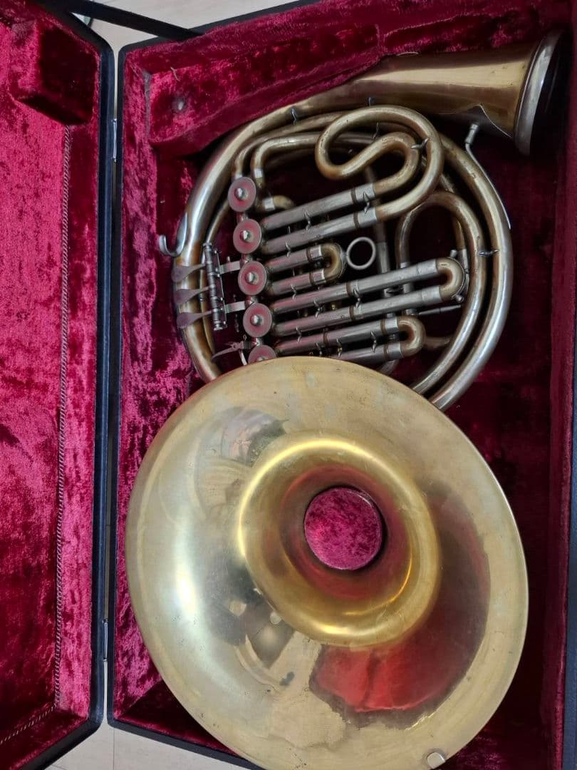 日暮要　ハンスホイヤー　B♭シングルホルン5ロータリー　Fナチュラル管付き